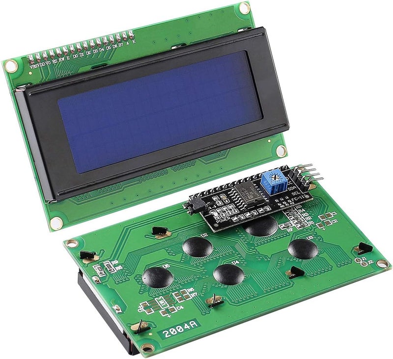 SunFounder IIC I2C TWI Serial 2004 20x4 LCD Module Shield Compatible with Arduino R3 MEGA (IIC 2004) - Image 2